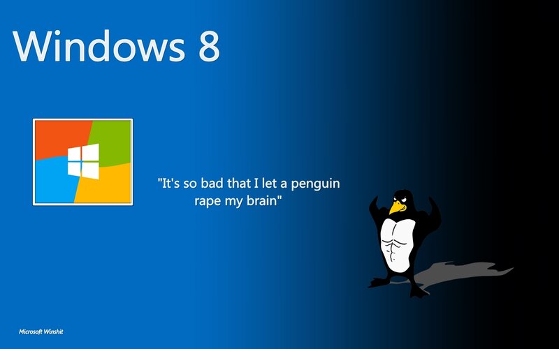 Penguin Character — Blue, Humorous