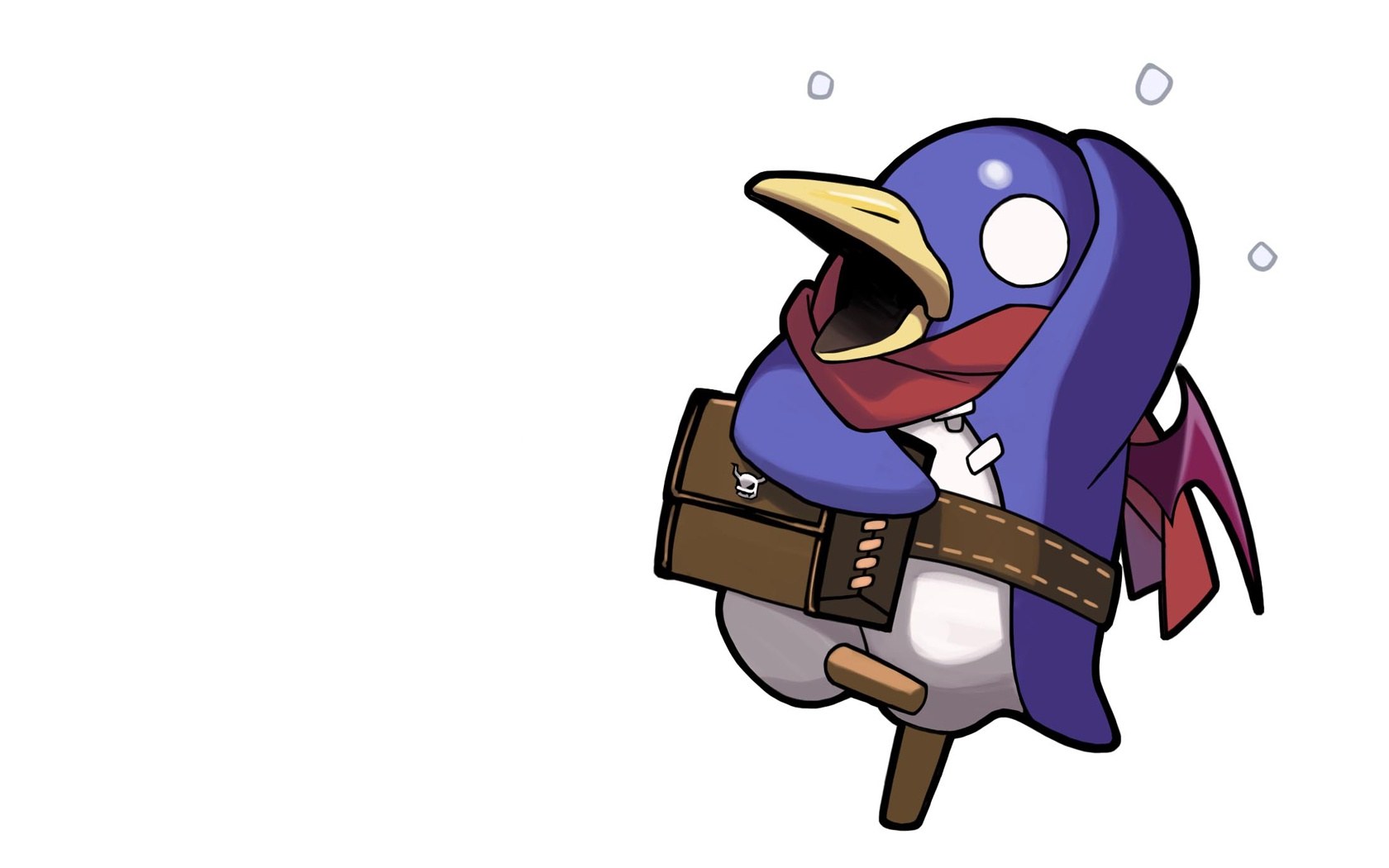penguin character with briefcase