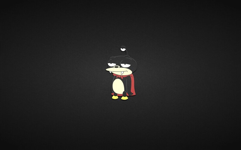 Penguin Character with Cape
