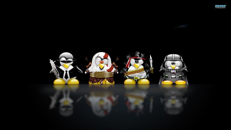 Penguin Characters in Costumes