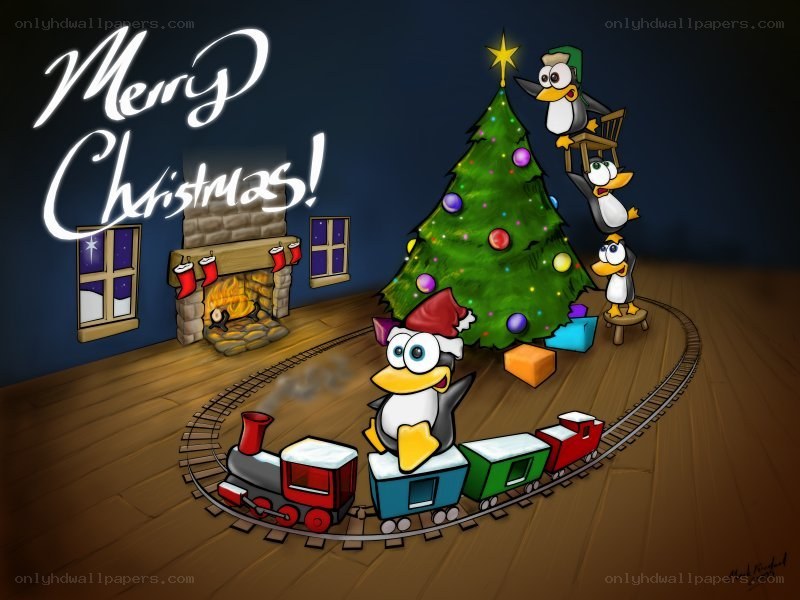 Penguin Christmas Celebration