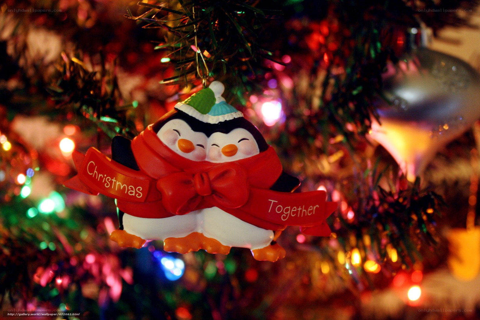 Penguin Christmas ornament