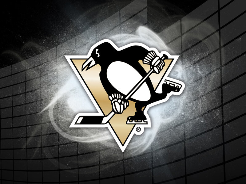 Penguin Hockey Player — Black, Dramatic