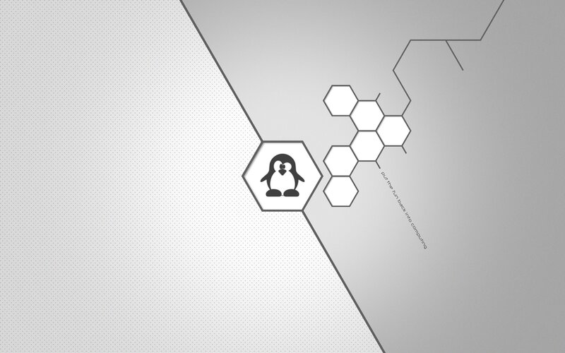 Penguin in Hexagon