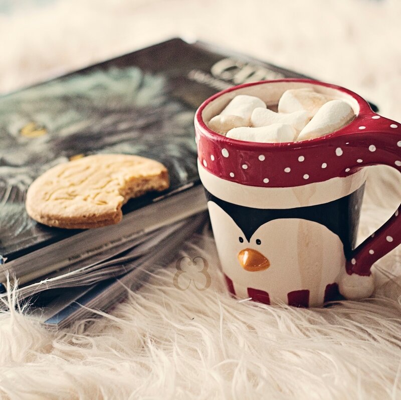 Penguin Mug with Marshmallows