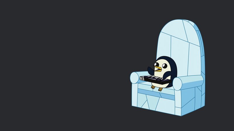 Penguin on Ice Throne