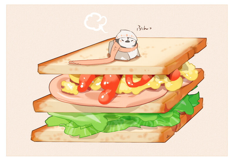 Penguin on Sandwich