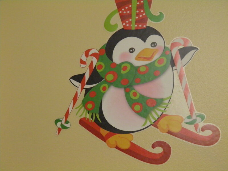 Penguin on Skis