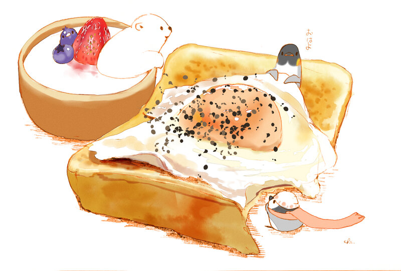 Penguin on Toast