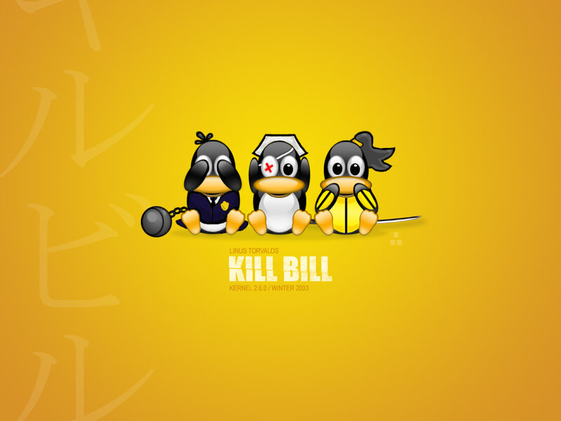 Penguin parody of Kill Bill