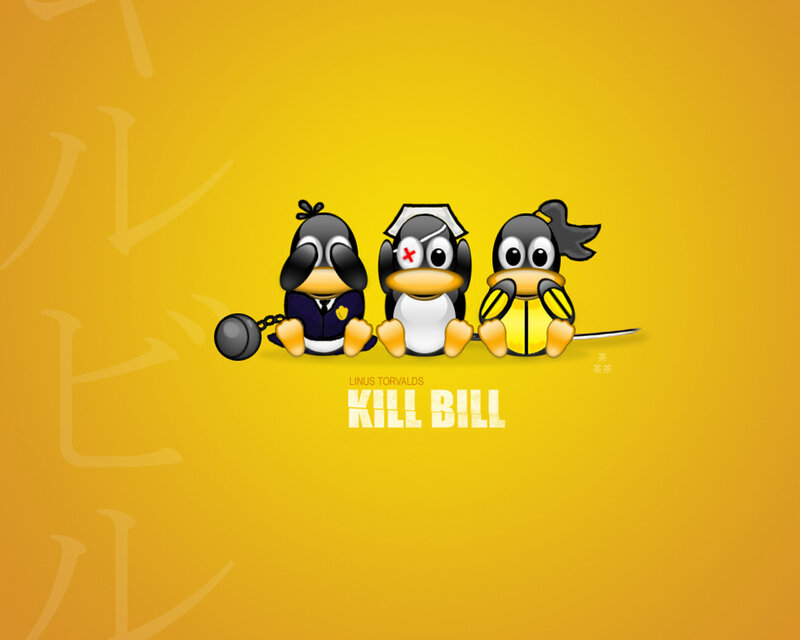 Penguin parody of Kill Bill