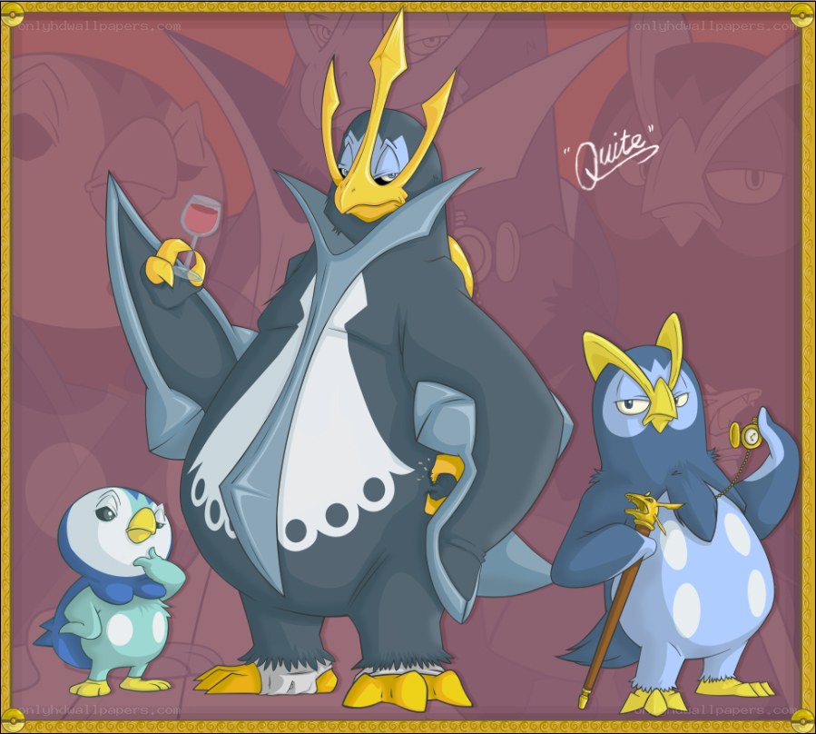 Penguin Pokémon trio