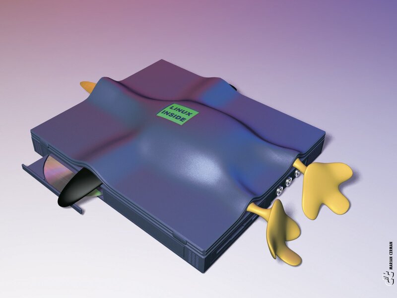 Penguin-shaped Computer