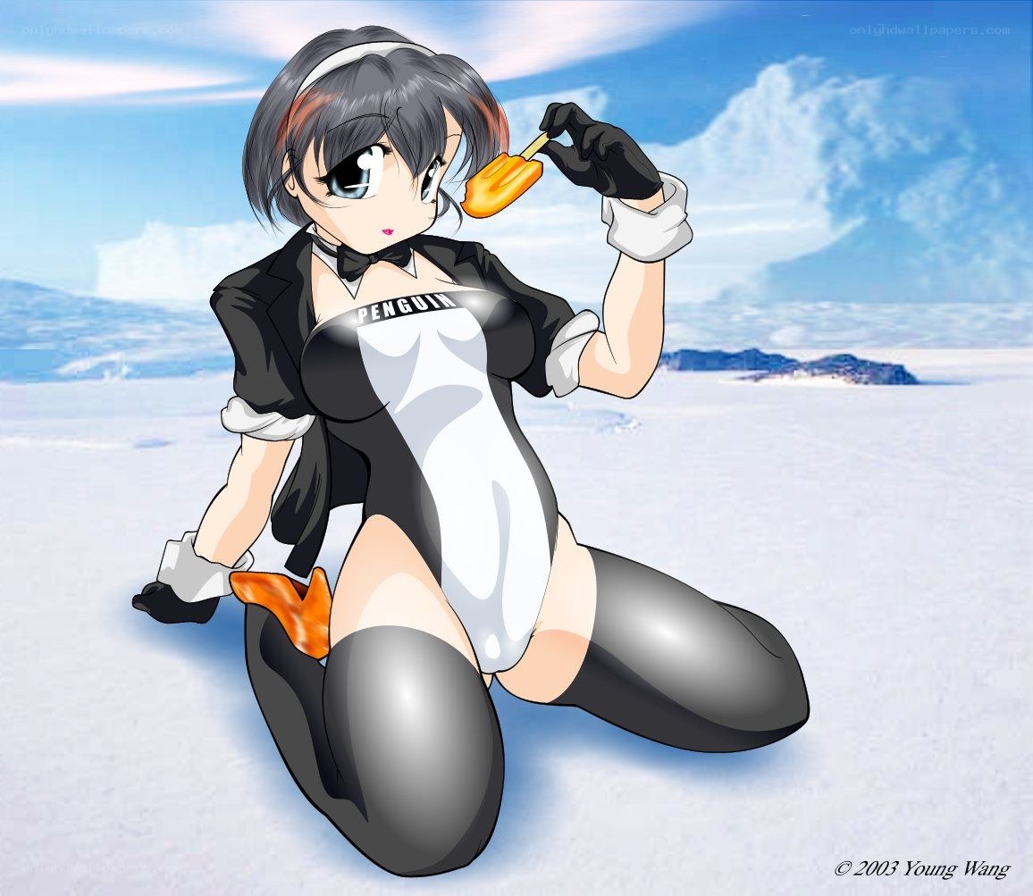 penguin-themed anime character