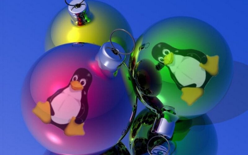 Penguin-themed Christmas ornaments