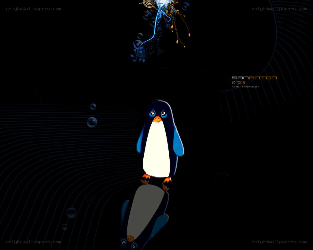penguin underwater scene