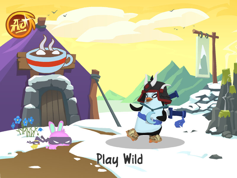 Penguin Warrior in Snow
