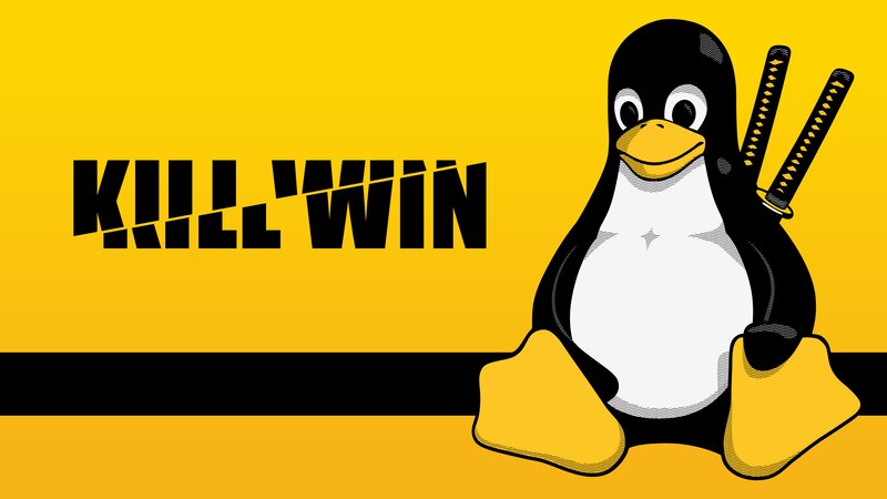 Penguin with Swords