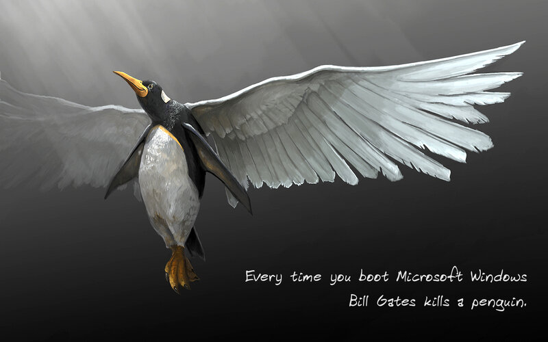 penguin with wings