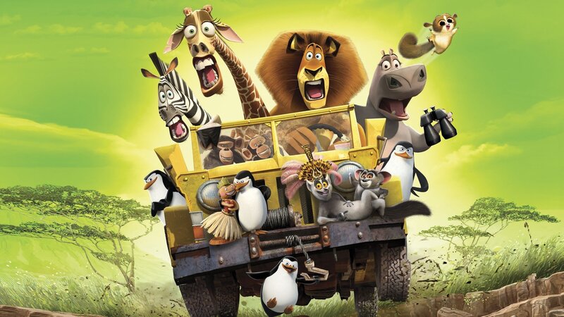 Penguins and Animals in Truck