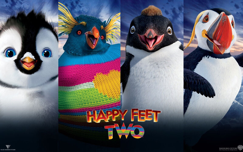 Penguins and Puffin Characters