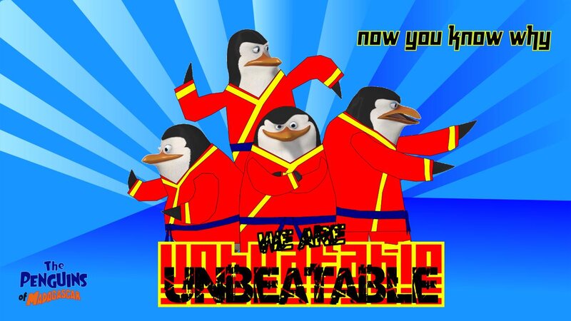 Penguins in Red Uniforms