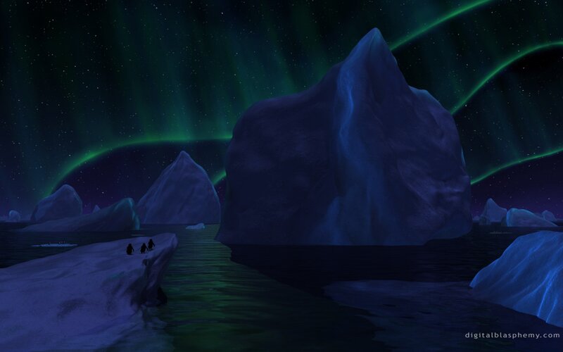 Penguins on Ice — Green