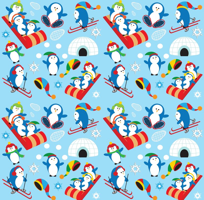 Penguins on Sleds