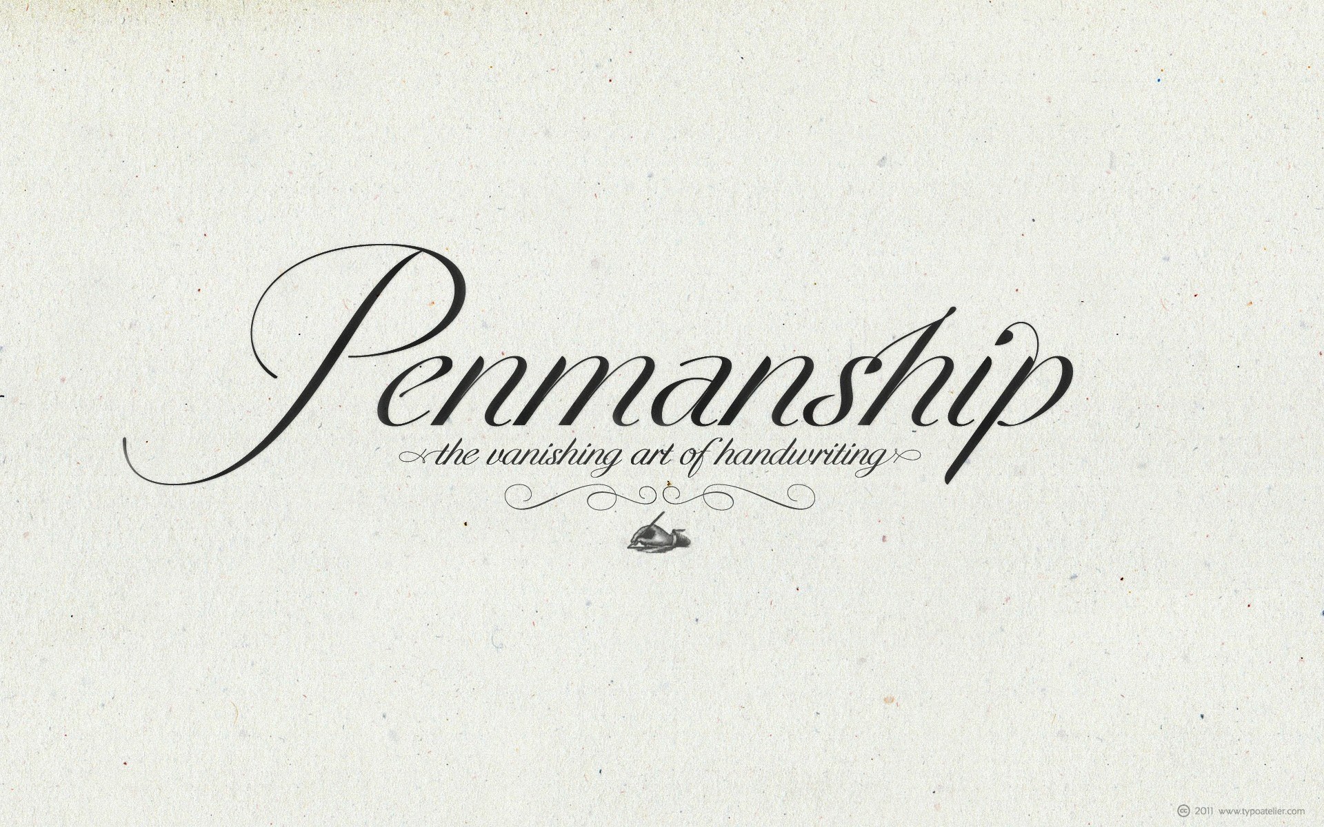 Penmanship art title