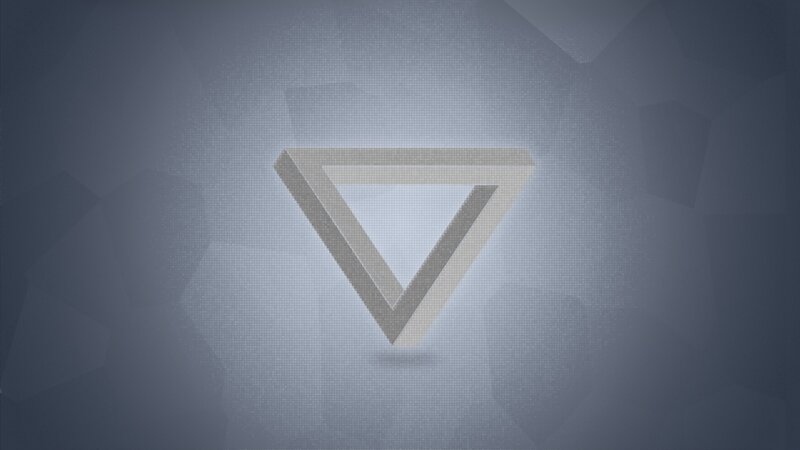 Penrose Triangle — Gray, Neutral