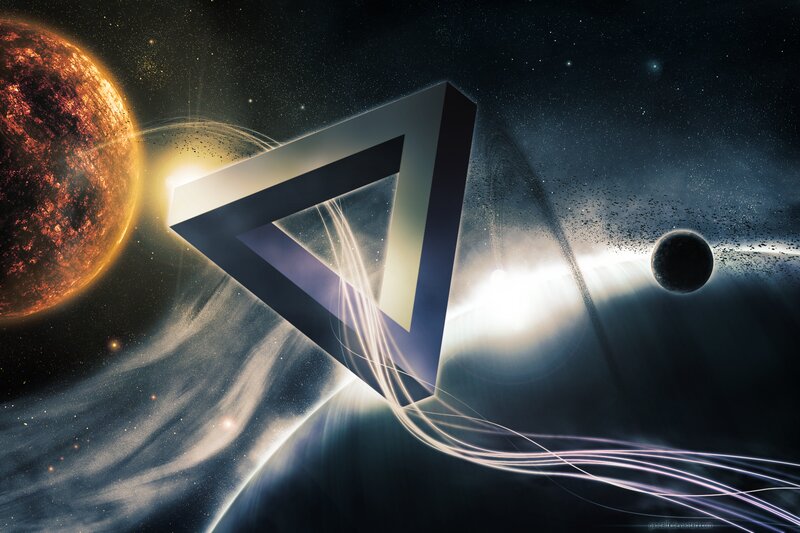Penrose Triangle in Space