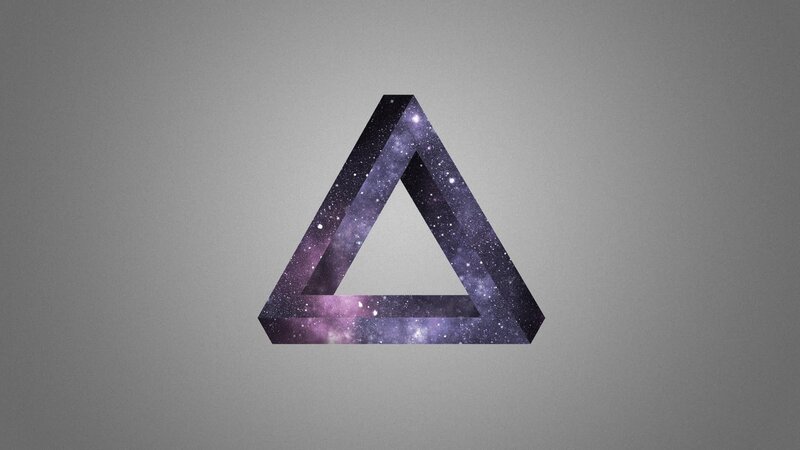 Penrose Triangle — Purple