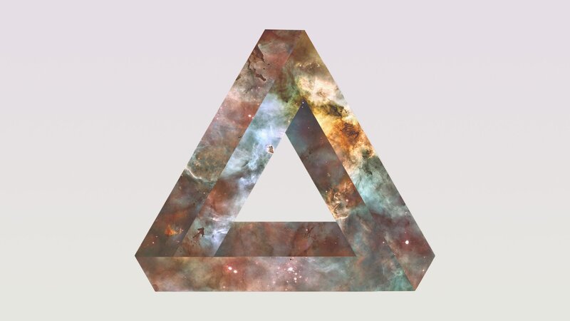 Penrose Triangle — White