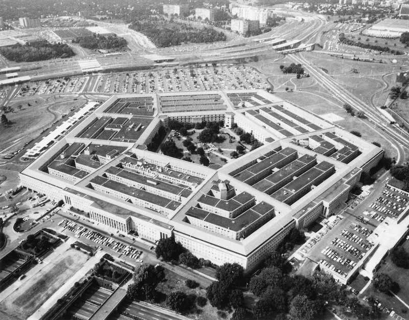 Pentagon Building — Black