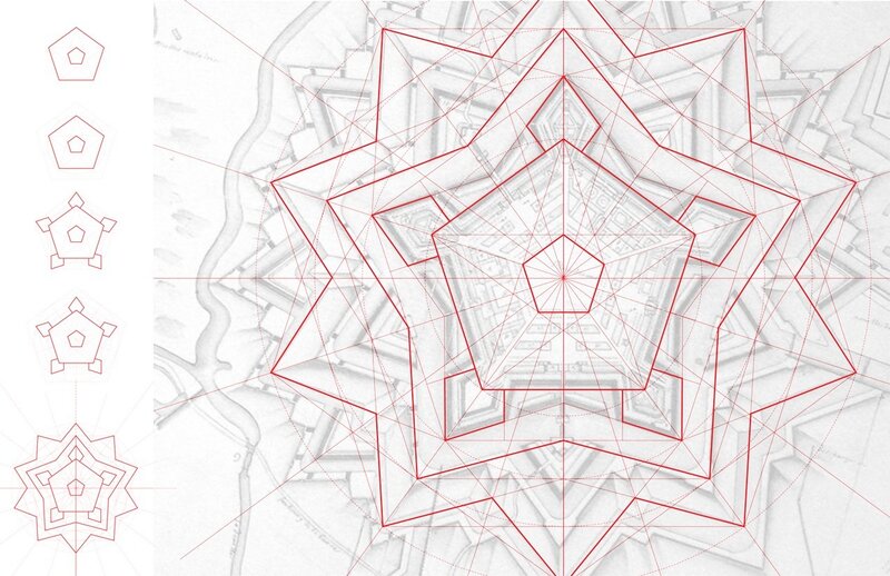 Pentagon Star Geometry