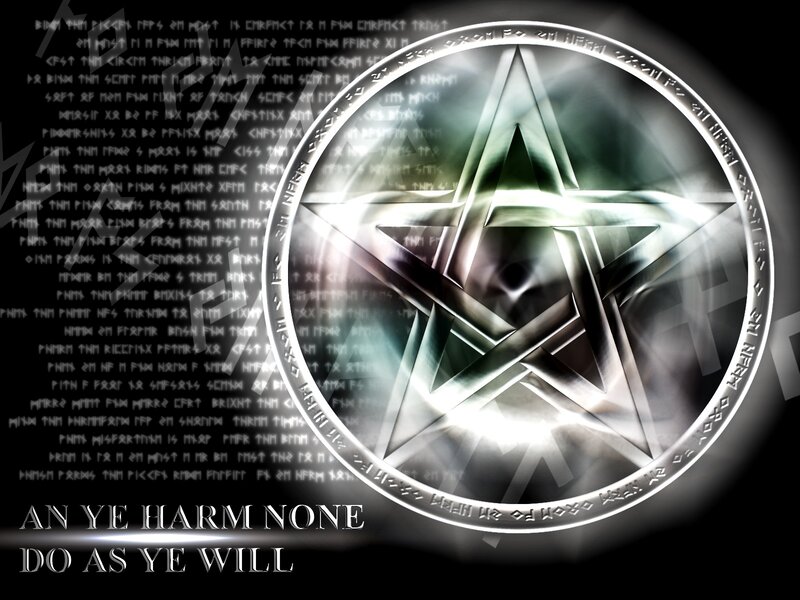 Pentagram Symbol — Black, Mysterious