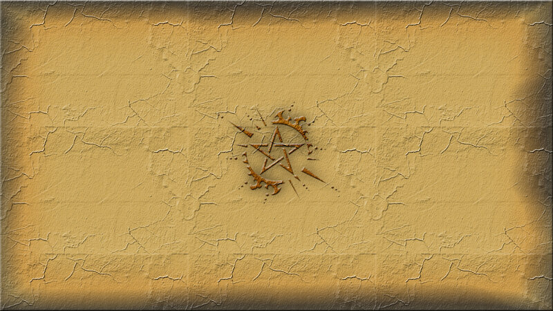 Pentagram Symbol on Wall