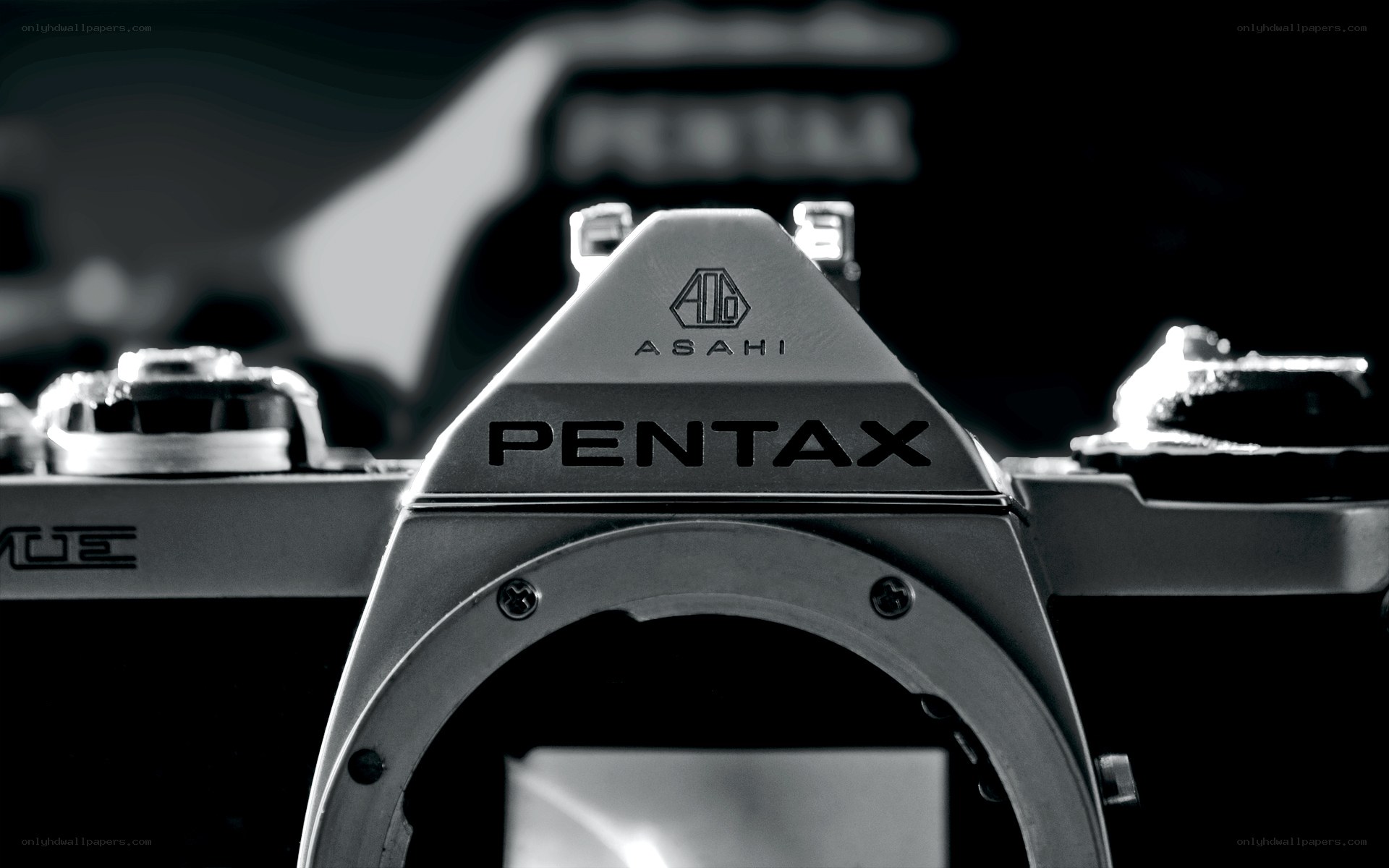 Pentax camera body close-up
