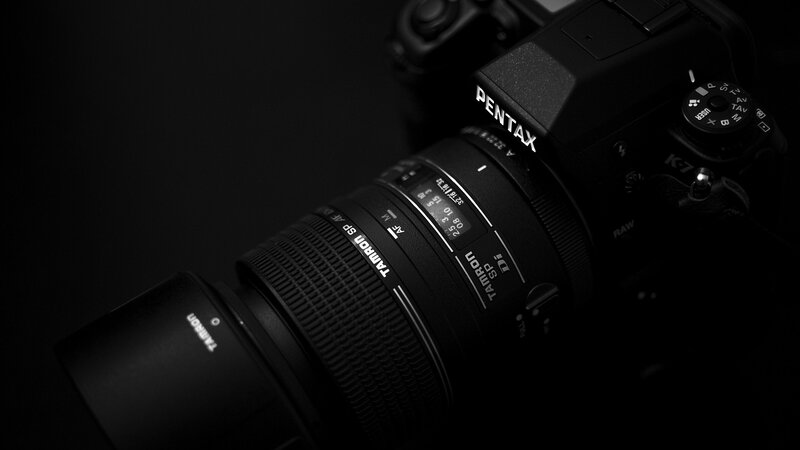 Pentax camera with Tamron lens