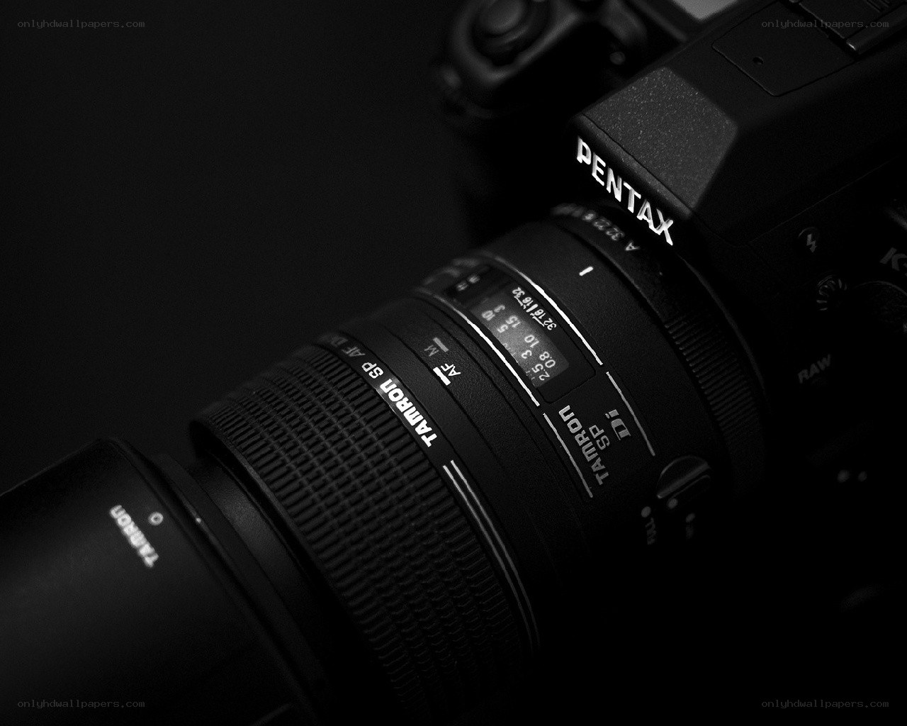 Pentax camera with Tamron lens