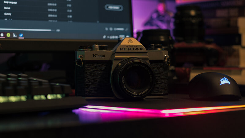 Pentax K1000 Camera — Black