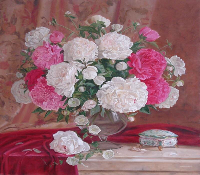 Peonies in a Vase