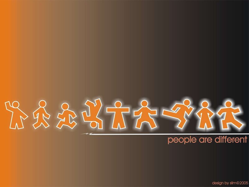 people are different