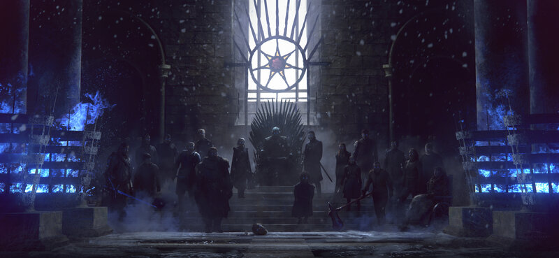 People Around Throne