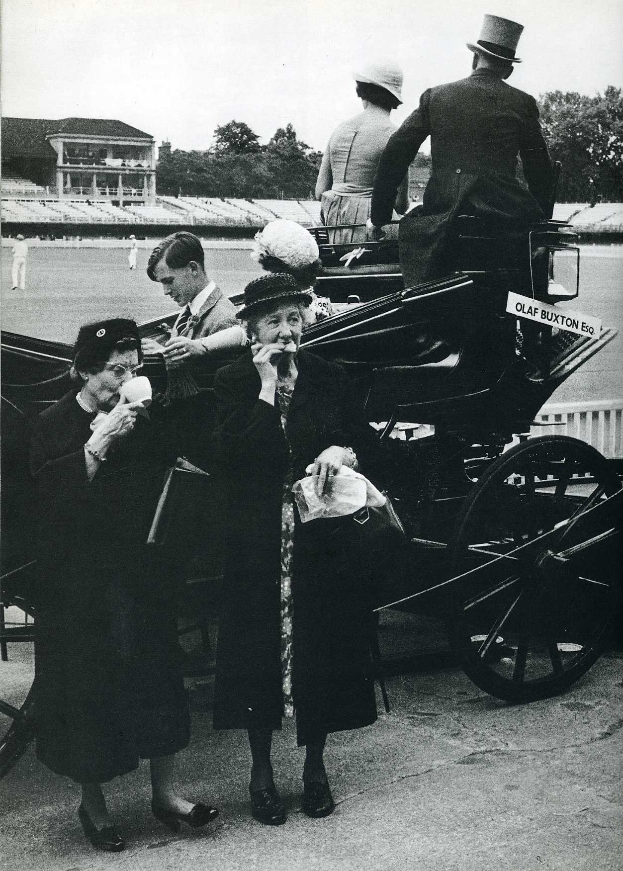 People at a cricket match