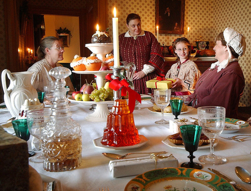People at a Dinner Table