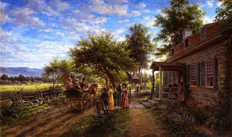 People at a Farmstead
