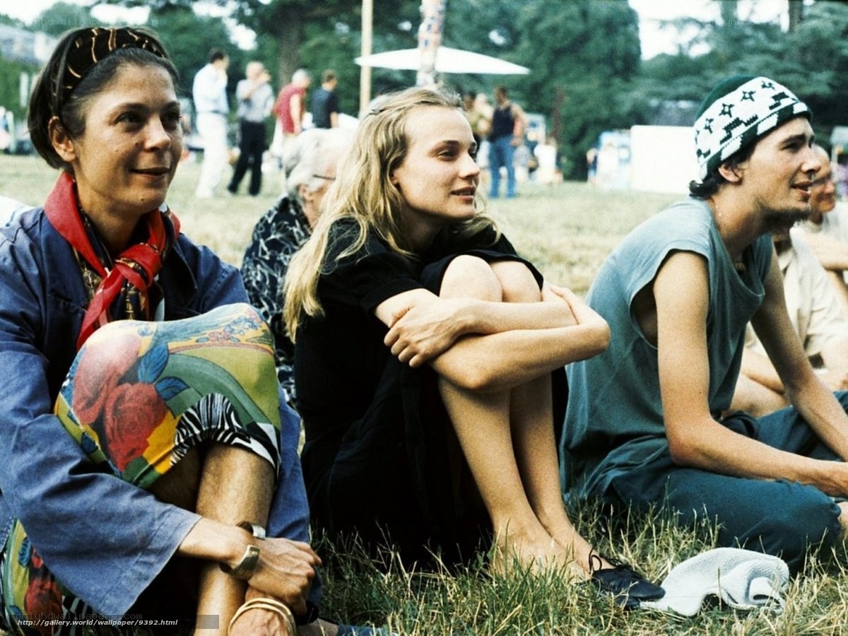 People at a music festival
