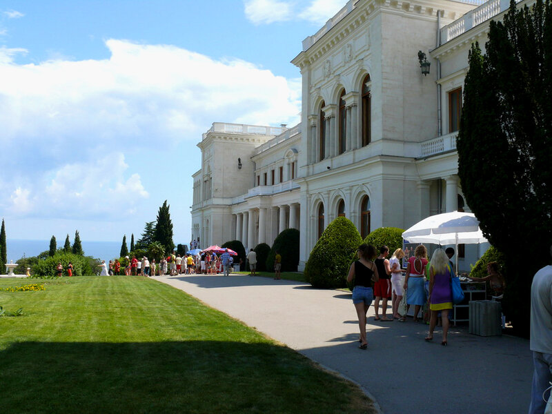People at a Palace