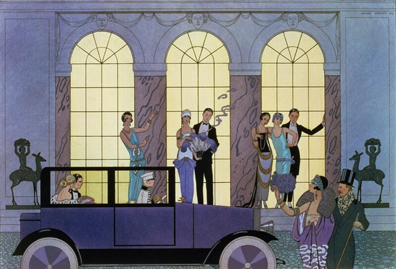 People at a Party — Purple